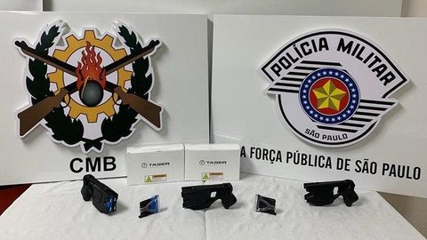 Polícia Militar recebe mil novas armas não-letais de eletrochoque