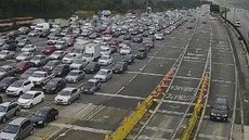 200 mil veículos descem para o litoral de SP e número supera 2019