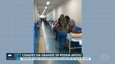 Aumento de de internações por Covid gera pressão no sistema de saúde e cidades da Grande SP pedem leitos