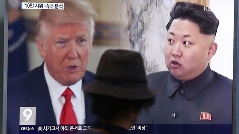 ‘Apenas uma coisa vai funcionar’, diz Trump sobre Coreia do Norte