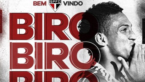São Paulo anuncia a contratação do atacante Biro Biro