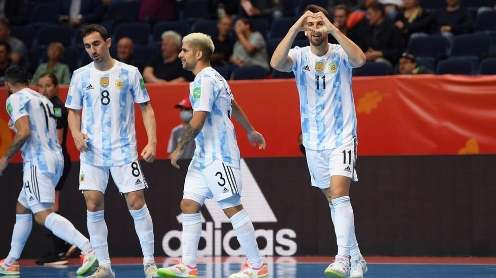 Argentina goleia Estados Unidos na Copa do Mundo de Futsal