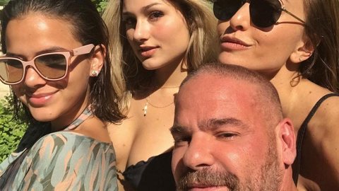 Bruna, Sasha e Sabrina aproveitam dia de sol em St. Tropez