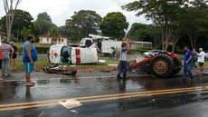 Motorista de ambulância morre em colisão com trator em Barbosa