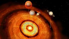 Pesquisadores identificam quatro planetas do tamanho de Júpiter e Saturno em órbita de jovem estrela
