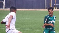 Santos e Palmeiras empatam no jogo de ida das quartas de final do Campeonato Paulista Sub-20