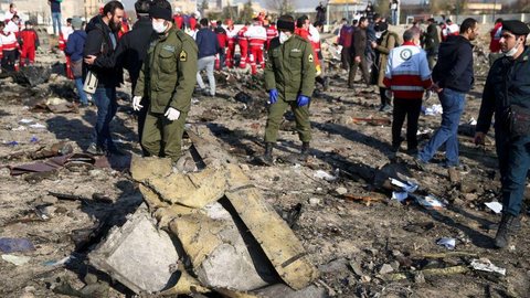 Irã: sequência de erros causou queda de avião ucraniano