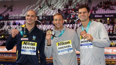 Imagem Natação: Nicholas Santos fatura prata no Mundial de Budapeste