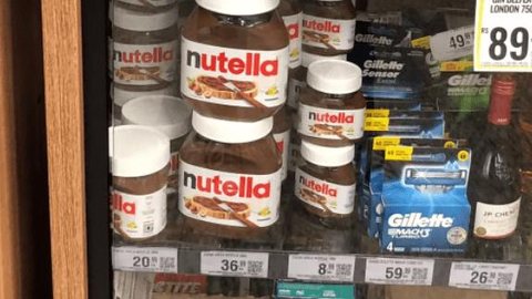 Nutella trancada e escondida: supermercados da Zona Leste de SP adotam medida para evitar furtos