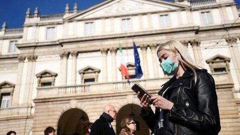 Para frear coronavírus, Itália impõe “distância mínima” de 1 metro entre pessoas