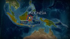 Tremor atinge a Indonésia