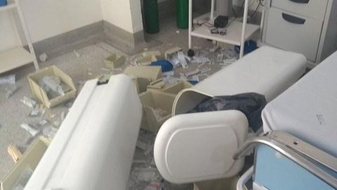 Paciente tem ataque de fúria e quebra objetos em hospital de Castilho