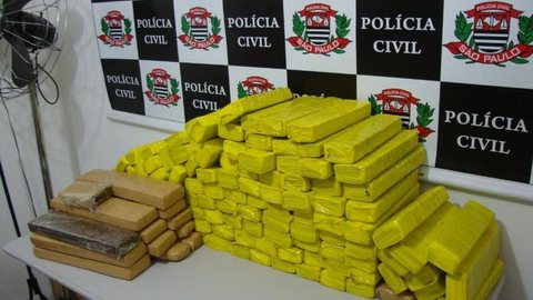 Polícia Civil apreende mais de 160 tijolos de maconha em bairros de Rio Preto