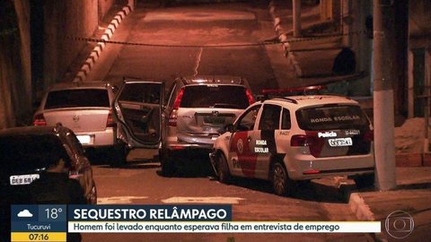 Homem é sequestrado enquanto esperava filha fazer entrevista de emprego em Guarulhos