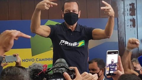 Doria vence prévias do PSDB para disputa da Presidência em 2022