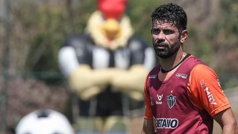 Com tratamento intensivo, Atlético-MG trabalha para ter Diego Costa contra o Palmeiras