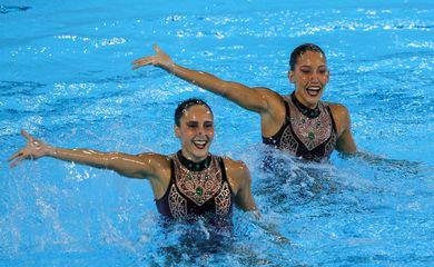 Dueto Fla-Flu adapta rotina fora d’água para conquistar vaga olímpica