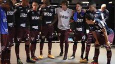 Lugano e Hernanes cobram jogadores do São Paulo após derrota para o Fluminense