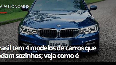 Brasil tem 4 modelos de carros à venda que rodam sozinhos, de forma limitada; veja como é