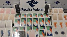 O leilão contará com produtos como notebooks, smartphones e até veículos, com lances iniciais bem abaixo do mercado - Imagem: Reprodução/Receita Federal