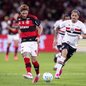 Léo Pereira abriu o placar para o Rubro-Negro, mas sofreu o empate no segundo tempo - Imagem: Reprodução/Victor Froes/Ag. F8/Folhapress