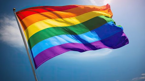 Bandeira LGBT, representativa da luta pelas diversidade e respeito - Imagem: reprodução/Instagram @yorkbela