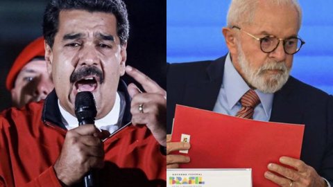 Nicolás Maduro e Luiz Inácio Lula da Silva, respectivamente - Imagem: Reprodução / X (antigo Twitter) @capiVillarruel e @AndreGA_Pe
