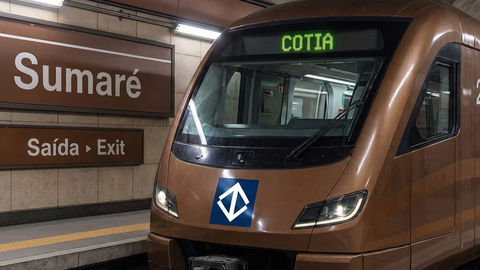 Projeto da futura Linha 22-Marrom prevê ligação entre Cotia, Osasco e a estação Sumaré, na capital paulista - Imagem: Reprodução