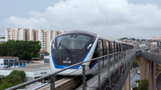 Monotrilho da Linha 15-Prata atende passageiros da Zona Leste da capital - Imagem: Divulgação/Alstom
