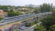 A nova linha liga o Aeroporto de Congonhas a outras linhas do Metrô - Imagem: Reprodução / Marcelo Camargo / Agência Brasil