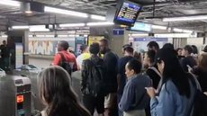 Linhas do metrô têm operação paralisada e estações fechadas; veja quais - Imagem: reprodução TV Globo