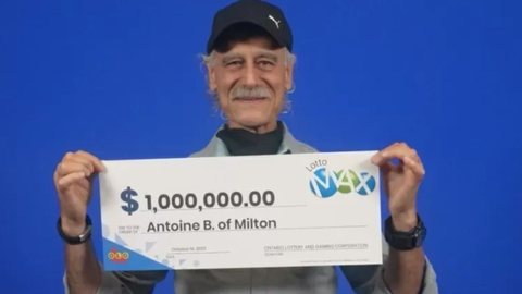 Homem ganha na loteria duas vezes em menos de dois anos: "De novo?'" - Imagem: divulgação