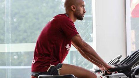 Lucas Moura em treino do São Paulo - Foto: Erico Leonan / saopaulofc.net