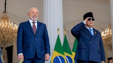 Presidente da República, Luiz Inácio Lula da Silva, acompanhado do presidente de Jacarta, Prabowo Subianto - Imagem: Reprodução / Ricardo Stuckert / PR