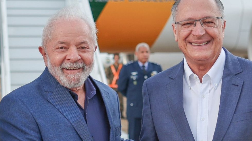 Lula e Geraldo Alckmin são presidenre e vice-presidente do Brasil, respectivamente - Imagem: reprodução Twitter @geraldoalckmin