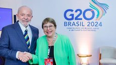 Lula anuncia apoio à candidatura de Michelle Bachelet à ONU - Imagem: Reprodução / Ricardo Stuckert / PR