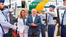 Lula chega em Portugal para cúpula luso-brasileira; veja vídeo - Imagem: reprodução Twitter @LulaOficial