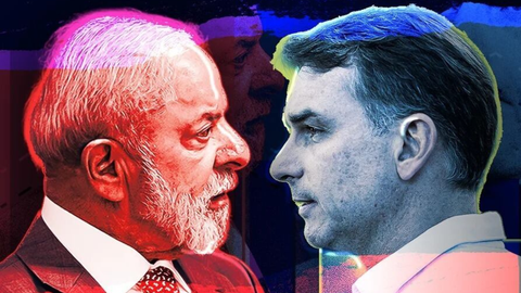 Pesquisa Datafolha mostra empate entre Lula e Flávio Bolsonaro em eventual segundo turno da eleição presidencial de 2026 - Imagem: Reprodução