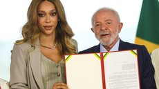Deputada federal Érika Hilton e o presidente Luiz Inácio Lula da Silva - Imagem: Reprodução / Agência Brasil / Marcelo Camargo