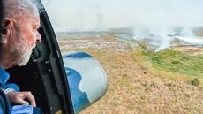 Lula sanciona Lei do Manejo do Fogo e destaca a importância do Pantanal - Imagem: Reprodução / Ricardo Stuckert