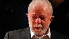 Lula se emocionou durante discurso do lançamento da Lei Paulo Gustavo - Imagem: reprodução Twitter