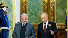 Os líderes discutem iniciativas diplomáticas para reduzir a instabilidade na Venezuela e fortalecer a ONU e o Brics - Imagem: Reprodução/G1/BBC
