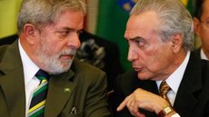 Luiz Inácio Lula da Silva e Michel Temer. - Imagem: Divulgação / Sindicato dos Metalúrgicos