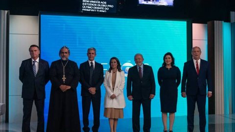 Candidatos à presidência da República nas Eleições de 2022 - Imagem: reprodução/TV Globo