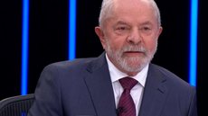 Lula durante entrevista ao Jornal Nacional (TV Globo) - Imagem: Reprodução/TV Globo