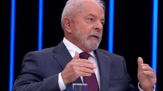 Lula durante entrevista ao Jornal Nacional (TV Globo) - Imagem: Reprodução/TV Globo