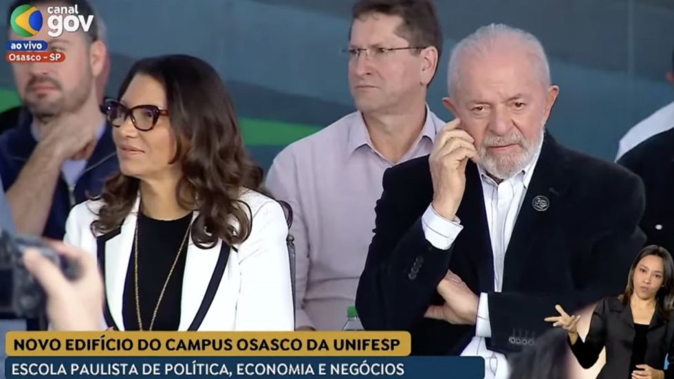 Janja e Luiz Inácio Lula da Silva. - Imagem: Reprodução | Canal Gov.
