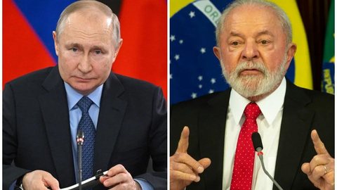 Vladimir Putin e Lula. - Imagem: Reprodução | O Globo