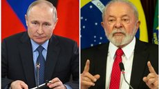 Vladimir Putin e Lula. - Imagem: Reprodução | O Globo