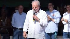 O ex-presidente Luiz Inácio Lula da Silva discursa nesta quarta-feira (20) em Garanhuns, no Agreste de Pernambuco - Imagem: Reprodução | Redes Sociais